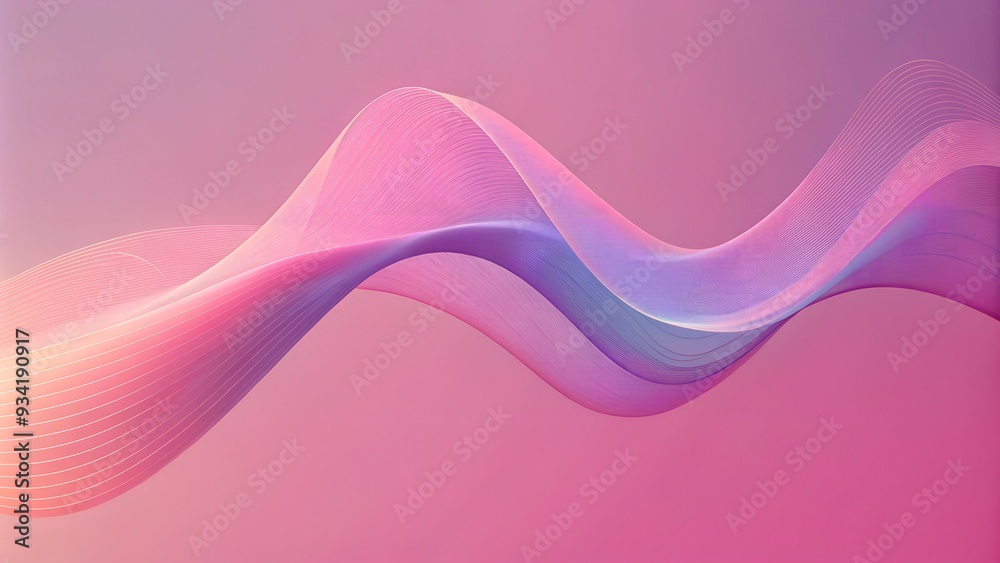 Illustration of abstract pink wave digital background Illustration of abstract pink wave digital background