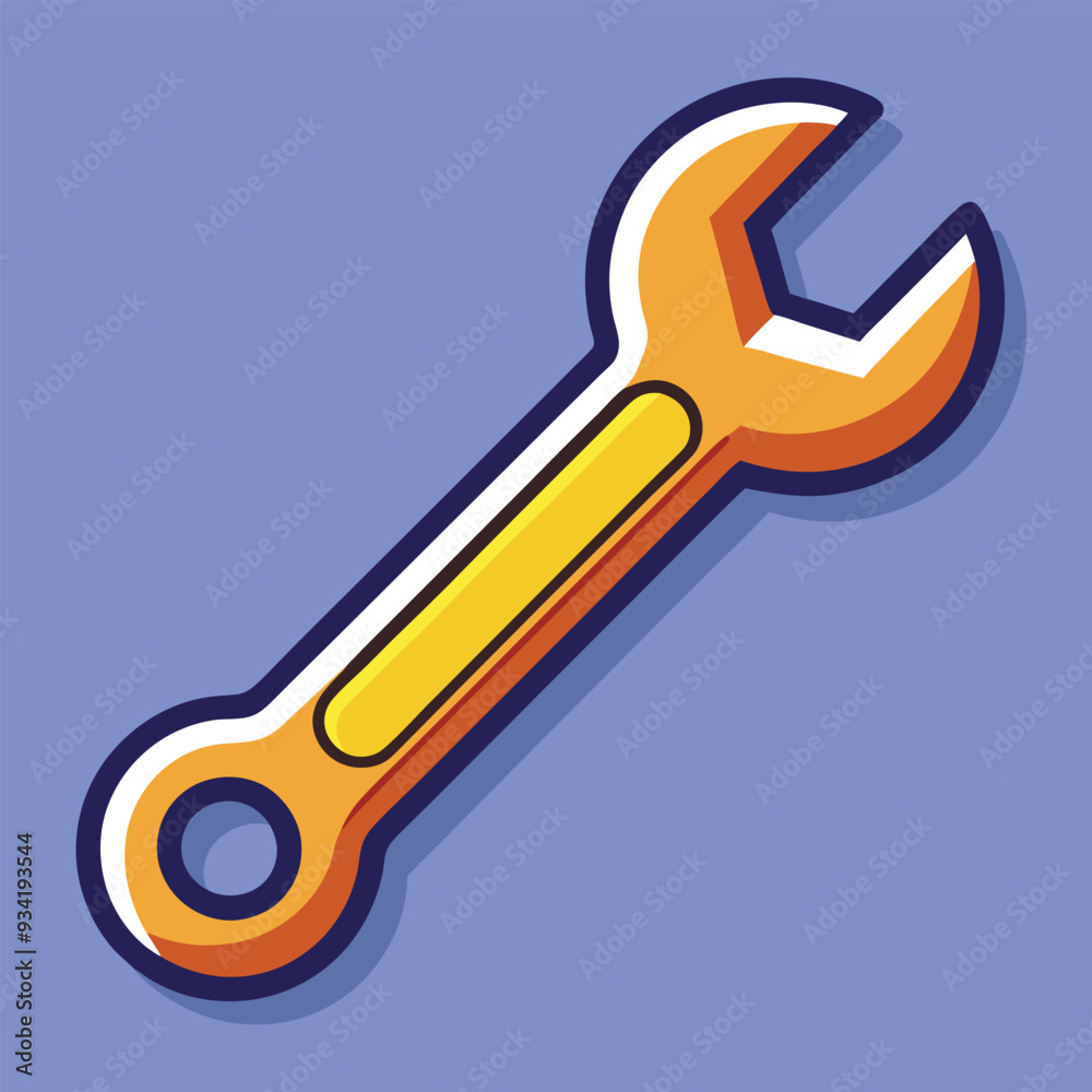 Spanner Vector Illustration