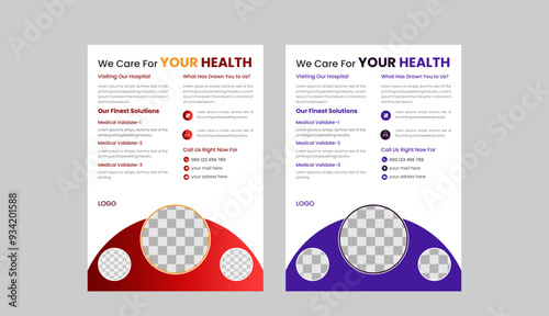 Professional medical flyer design.