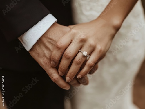 Para Młoda Trzymająca Się za Ręce