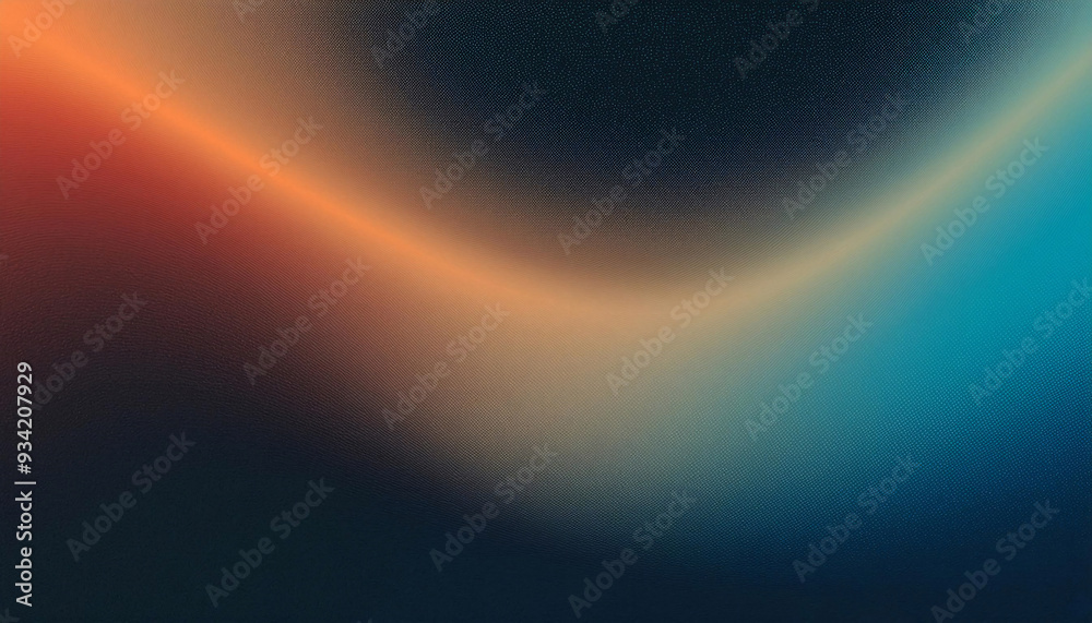 Fototapeta premium abstract grainy gradient background, glowing wave noise texture effect