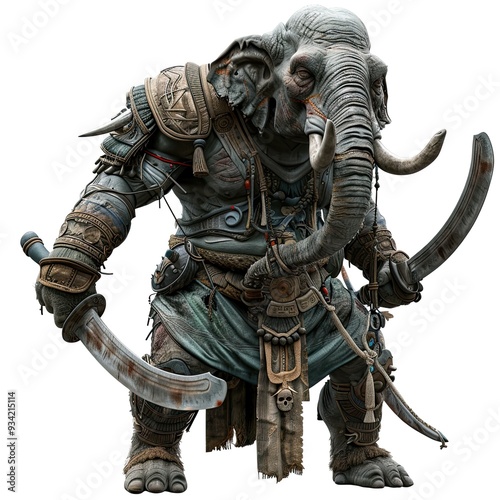 Anime Elephant Warrior