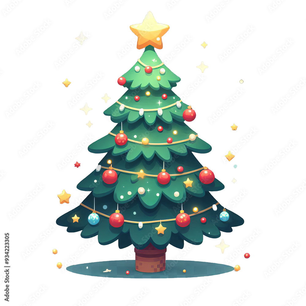minimalistic christmas tree with christmas balls, isolated background, transparent image, png minimalistic christmas tree with christmas balls, isolated background, transparent image, png