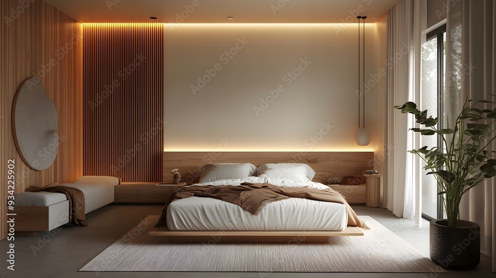 Minimalist Nordic Inspired Bedroom with Cozy Ambiance and Refined Aesthetics Minimalist Nordic Inspired Bedroom with Cozy Ambiance and Refined Aesthetics
