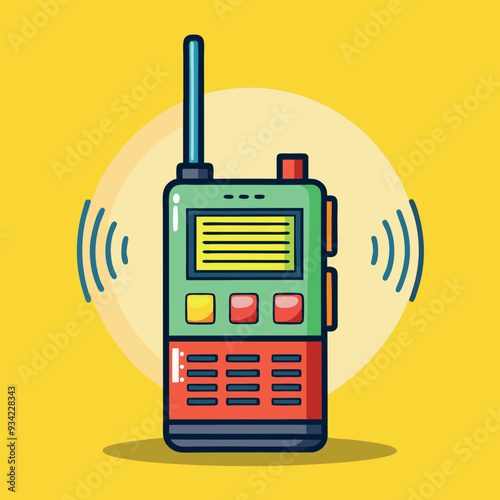 Walkie Talkie Vector Illustration