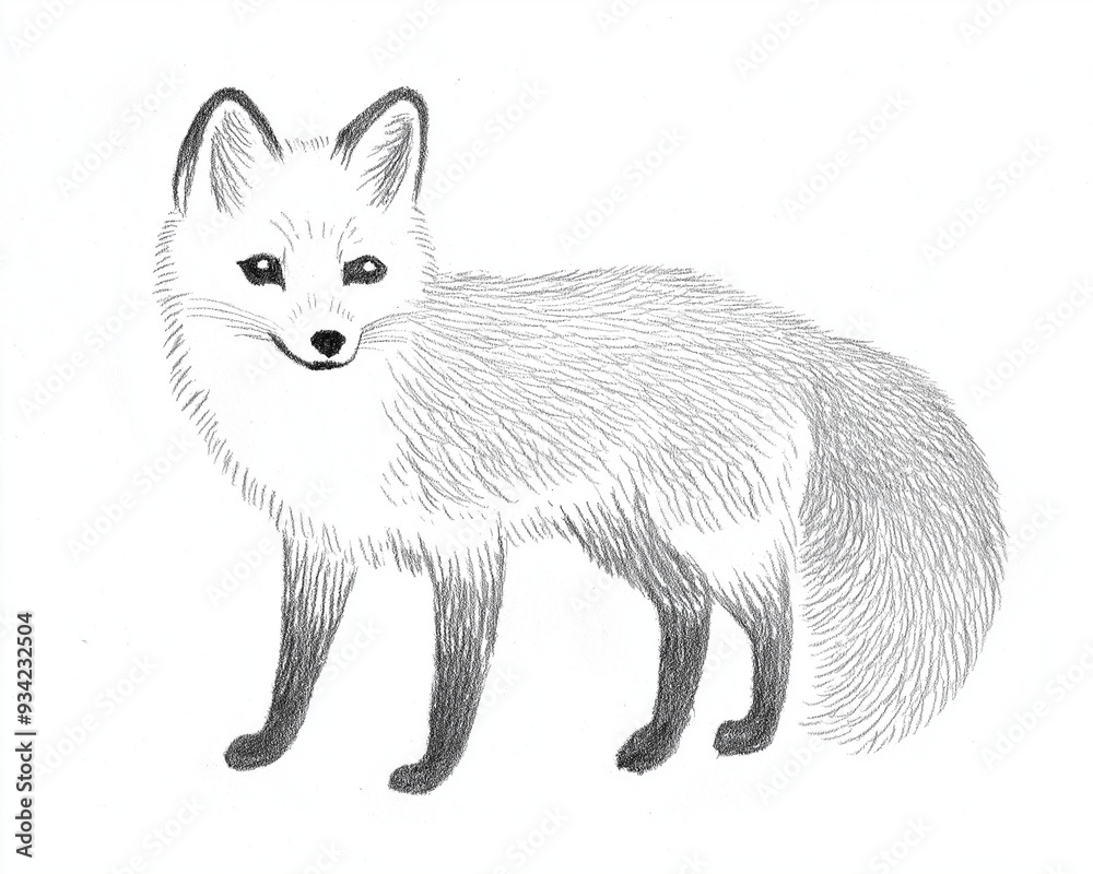 Obraz premium island fox kits (Urocyon littoralis)