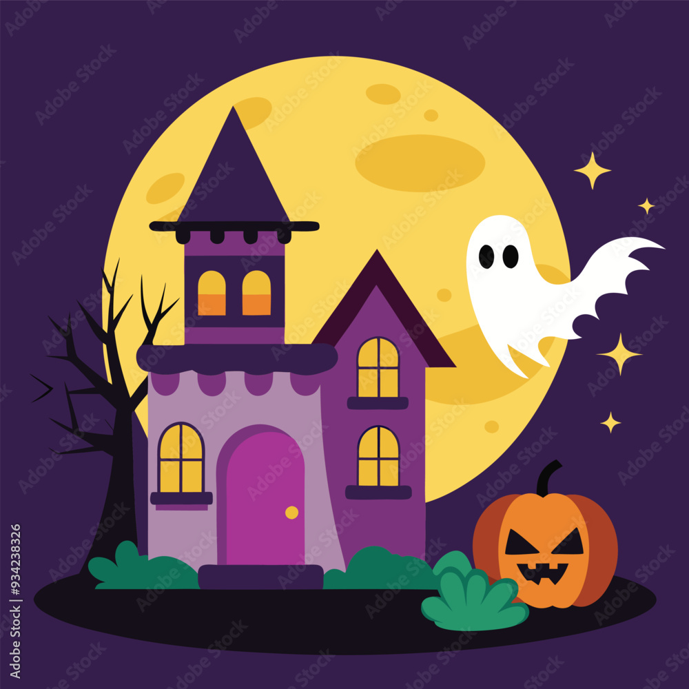 Halloween elements vector illustration Halloween elements vector illustration