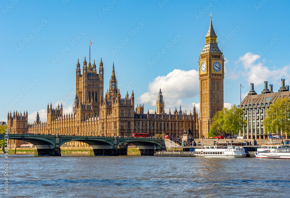 Big Ben with Houses of Parliament and Westminster bridge, London, UK Big Ben with Houses of Parliament and Westminster bridge, London, UK