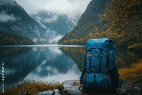 Landscape With Lake And Mou...