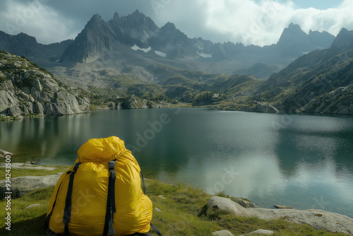 Landscape With Lake And Mou...
