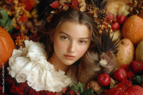 Thanksgiving Lady