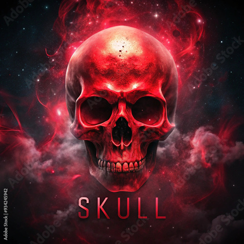 halloween skull and crossbones