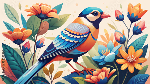 birds on a branch