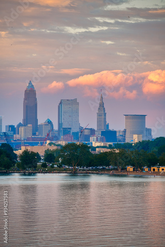 Cleveland Skyline with Sherwin Williams Building