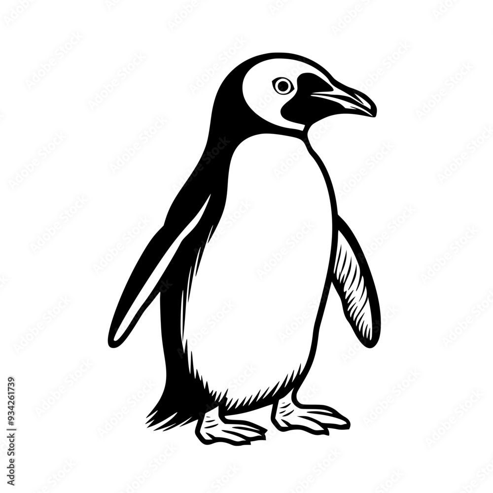 Obraz premium Penguin Vector