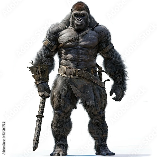 Anime Gorilla Warrior