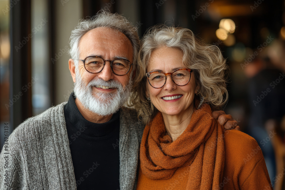Portrait of happy senior man, Generative AI Portrait of happy senior man, Generative AI