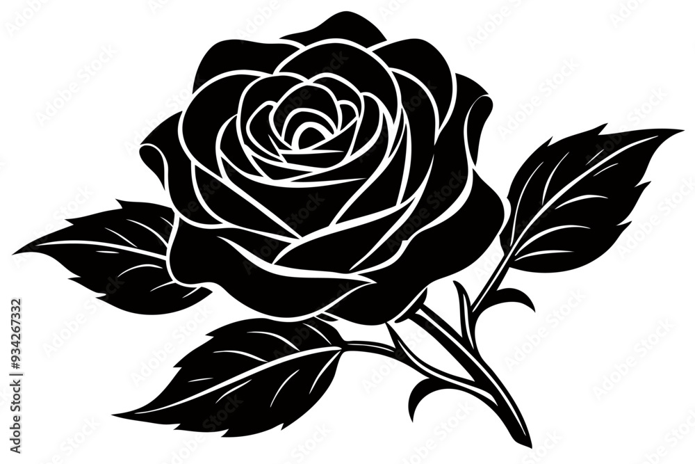 Creative Flower Silhouette Vector Art Illustration – SVG Design. Creative Flower Silhouette Vector Art Illustration – SVG Design.