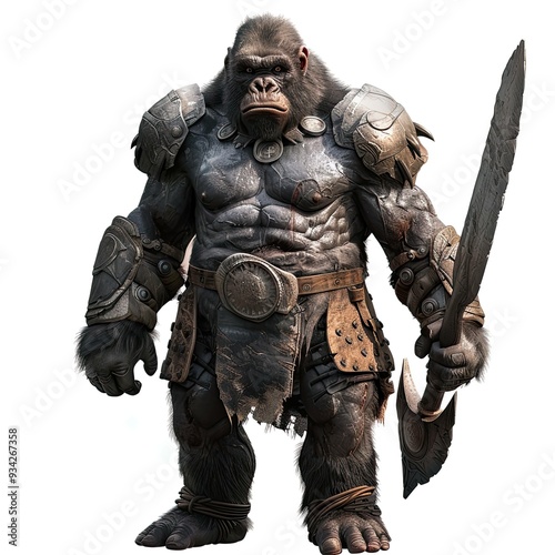Anime Gorilla Warrior