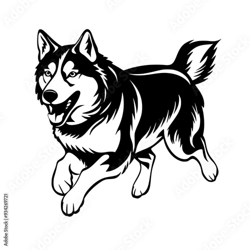 Husky Vector
