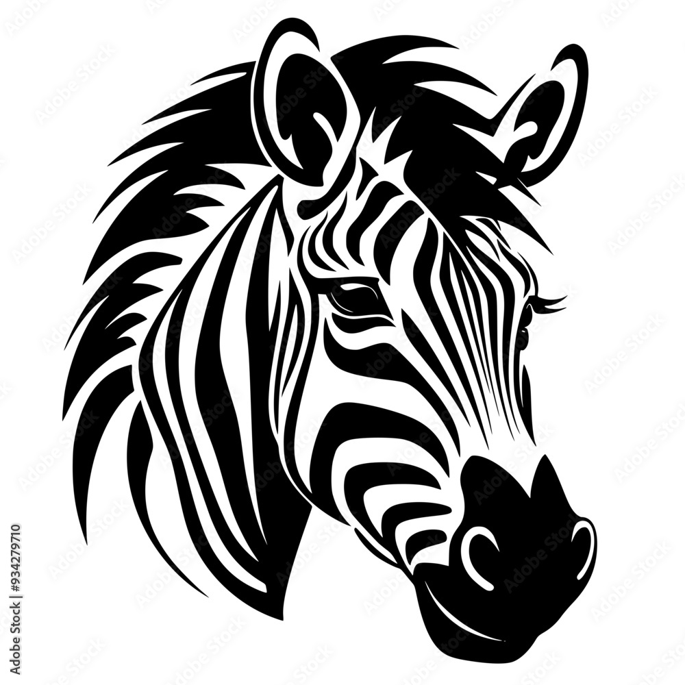 Fototapeta premium Zebra Vector