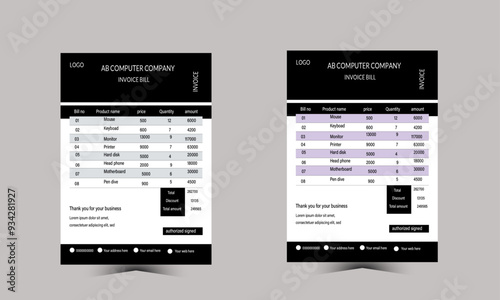 INVOICE , Invoice template,