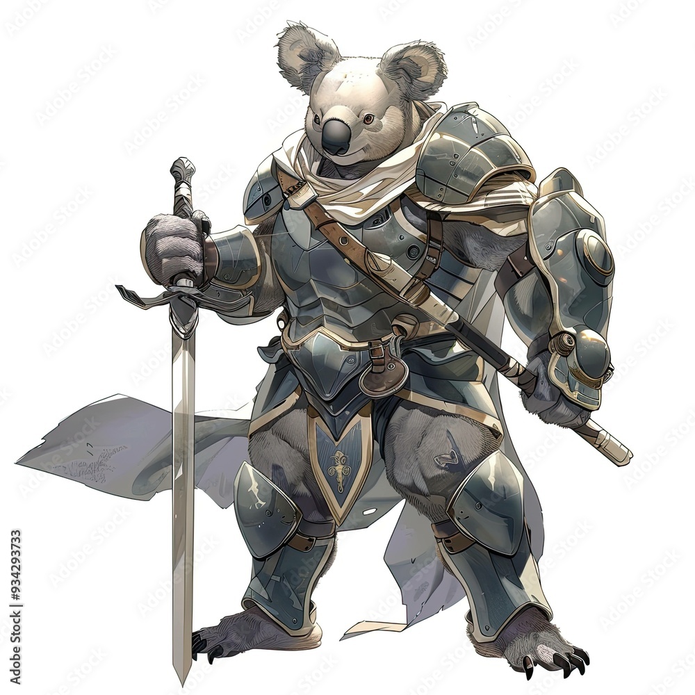 Anime Koala Warrior