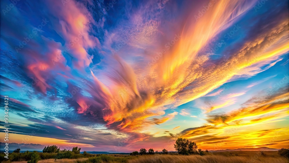 Soft, whimsical pastel hues of pink, blue, and yellow blend seamlessly in a serene and idyllic sky with gentle, wispy clouds at sunset. Soft, whimsical pastel hues of pink, blue, and yellow blend seamlessly in a serene and idyllic sky with gentle, wispy clouds at sunset.