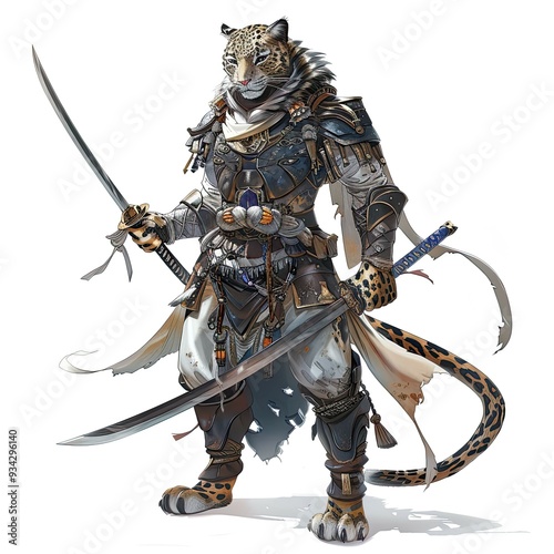 Anime Leopard Warrior