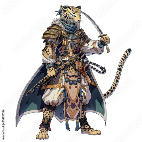 Anime Leopard Warrior