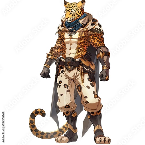 Anime Leopard Warrior