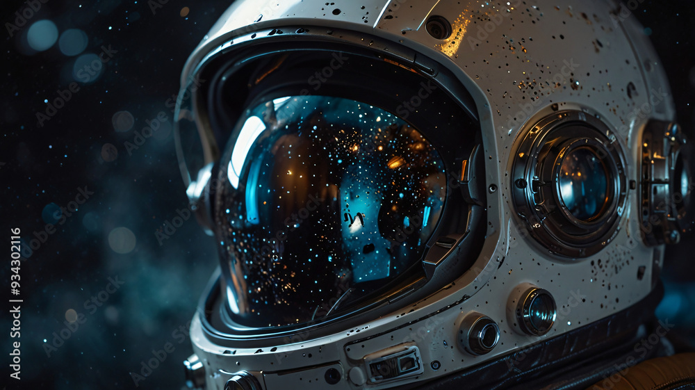 Astronaut Helmet , AI Generated.