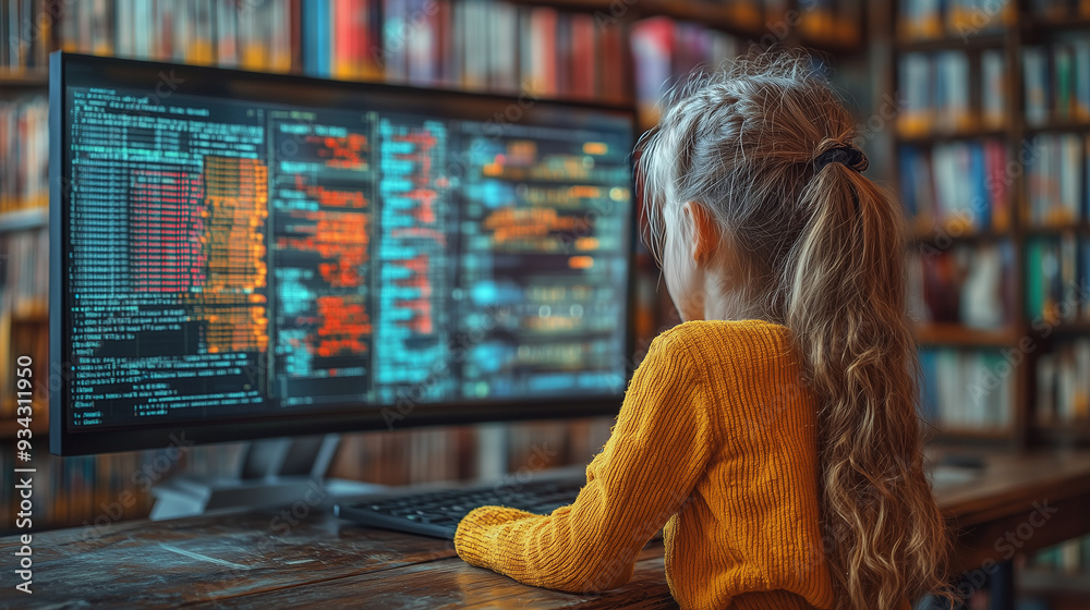 A digital classroom where children are learning about the importance of encryption, with dynamic visual aids and interactive quizzes. A digital classroom where children are learning about the importance of encryption, with dynamic visual aids and interactive quizzes.