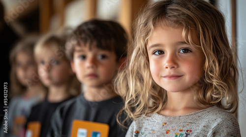 Children participating in a digital literacy game that teaches them about the importance of secure browsing, with each level representing a different online safety concept.