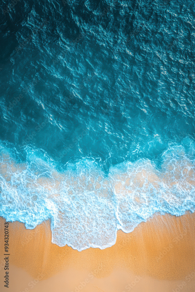 Blue Sea and Sandy Coastline Banner Blue Sea and Sandy Coastline Banner