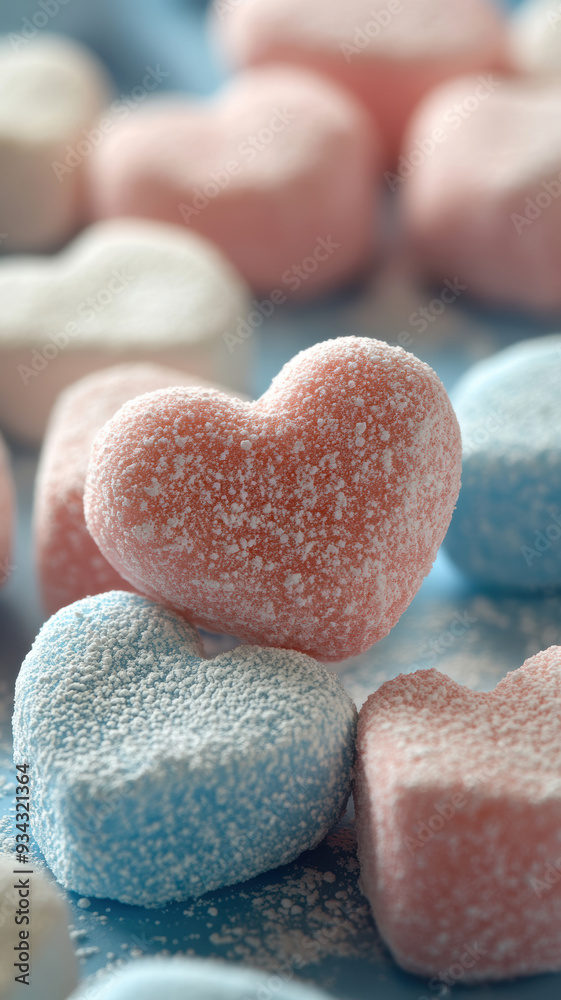 Colorful Pastel Marshmallow Background Colorful Pastel Marshmallow Background