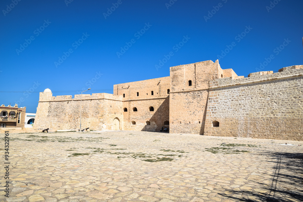 Borj El Kebir, a 16th-century Ottoman fortress, Mahdia, Tunisia. Borj El Kebir, a 16th-century Ottoman fortress, Mahdia, Tunisia.