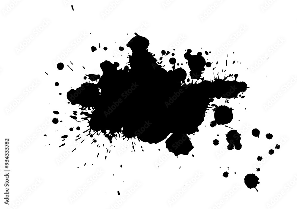 Splatter Paint Texture . Black Spray Blot of Ink. Place illustration Over any Object to Create Grungy Effect . hand drawn. Not AI, Vector Splatter Paint Texture . Black Spray Blot of Ink. Place illustration Over any Object to Create Grungy Effect . hand drawn. Not AI, Vector