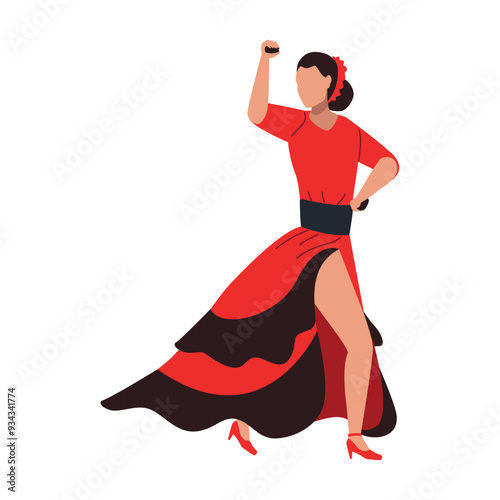 spanish flamenco dancer woman