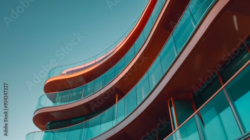 closeup photo of curved building
