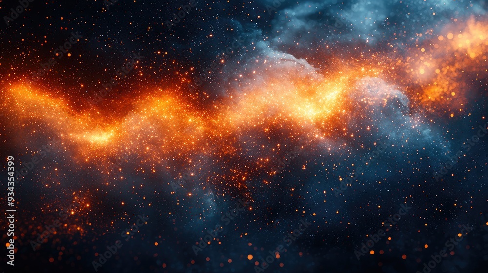 Halloween Witch. Fire embers particles over a black background. Fire sparks background—abstract dark glitter fire particles lights. Halloween Witch. Fire embers particles over a black background. Fire sparks background—abstract dark glitter fire particles lights.