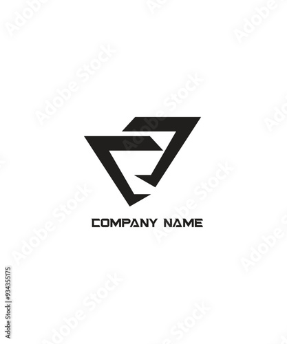 Letter E Company Logo, Abstract Business Logo , Simple Company Logo 