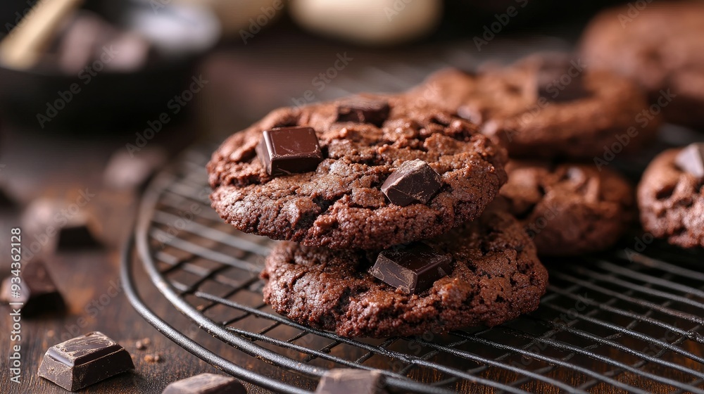 scrumptious, healthful, homemade chocolate cookies scrumptious, healthful, homemade chocolate cookies