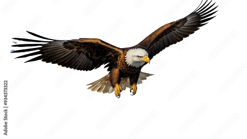 American bald eagle on transparency background PNG American bald eagle on transparency background PNG