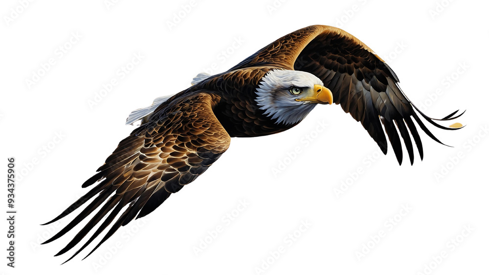 Obraz premium bird of prey on transparency background PNG