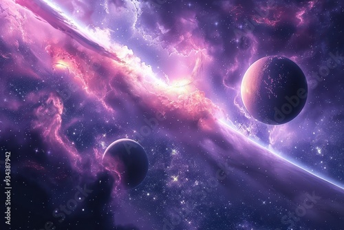 Planets in a Gaseous Nebula