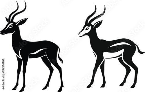 springbok vector art illustration vector illustration 