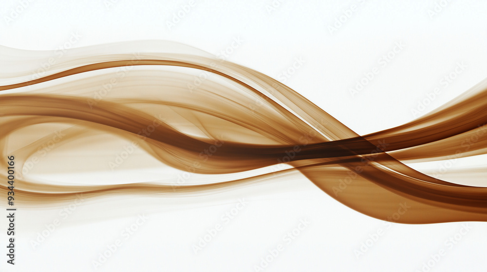 Obraz premium A abstract yellow smoke on white background