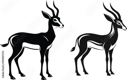 springbok vector art illustration vector illustration 