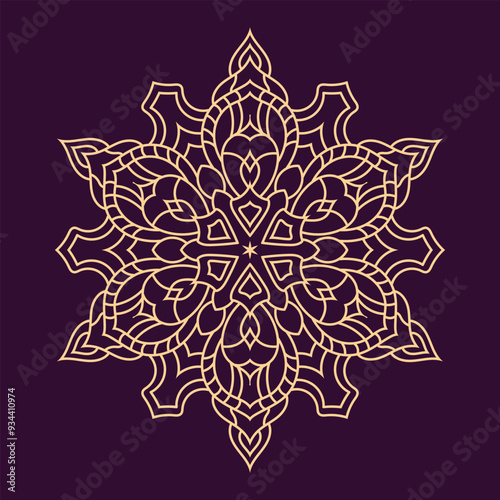 Exclusive Floral Mandala Vector Design